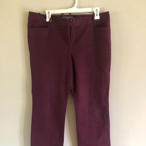 “Signature stretch” maroon/ burgundy dress pants